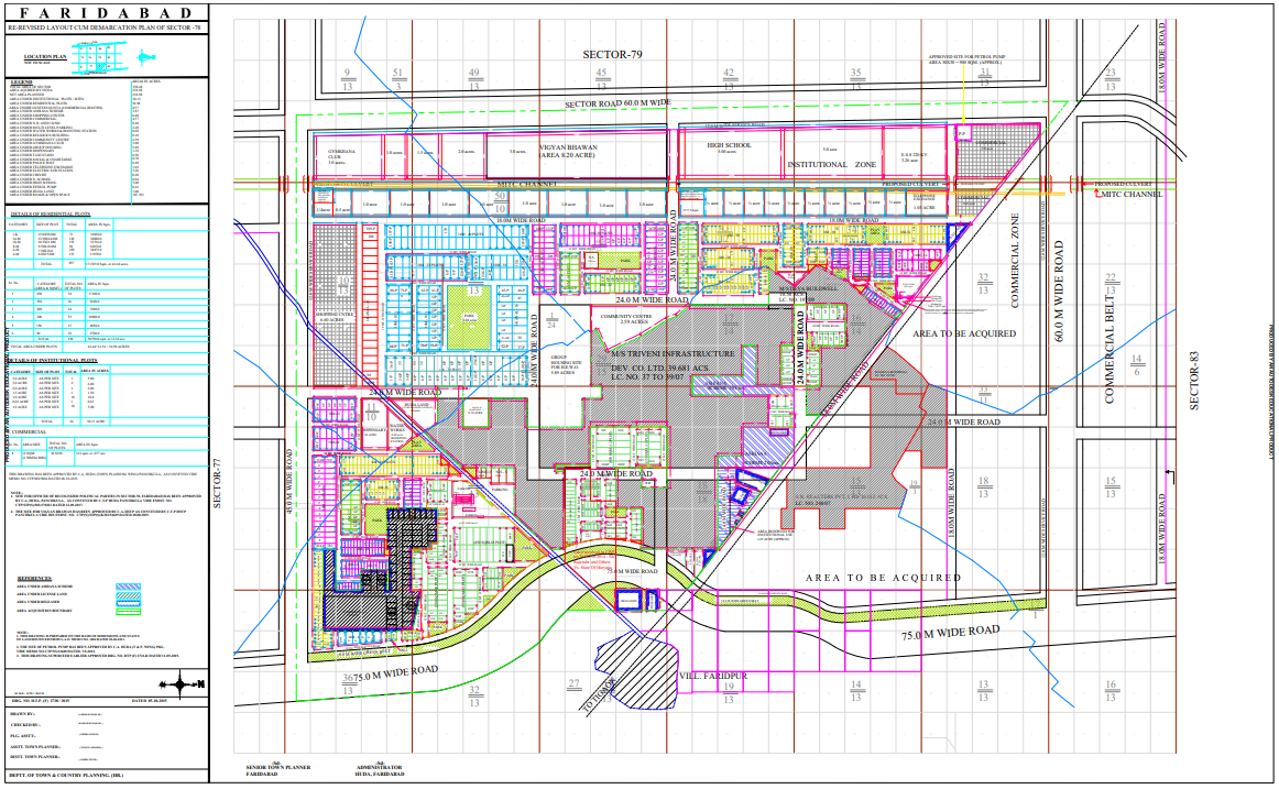 HUDA PLOT SECTOR-78 FARIDABAD MAP