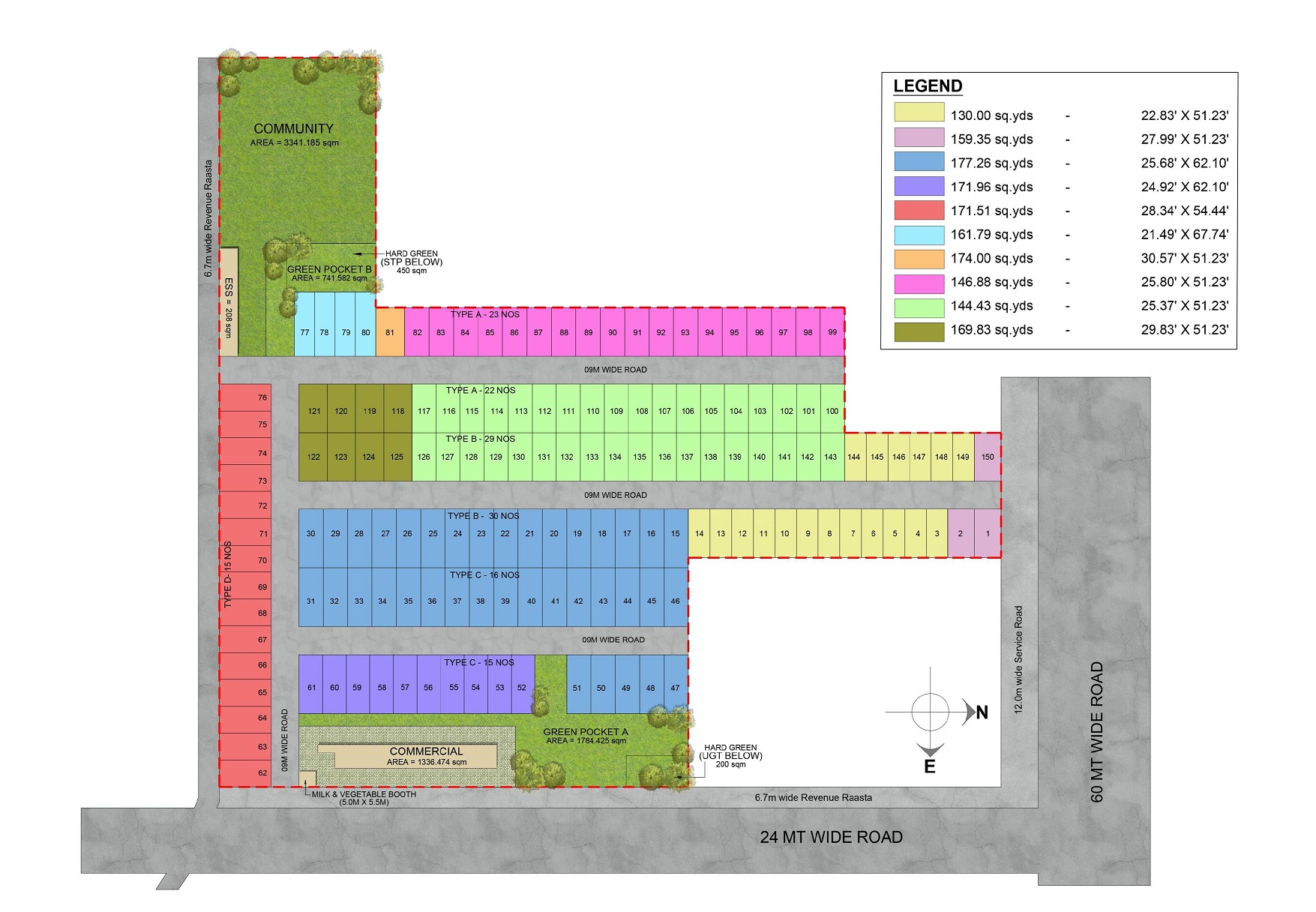 Emerald plot sector 97 Faridabad map