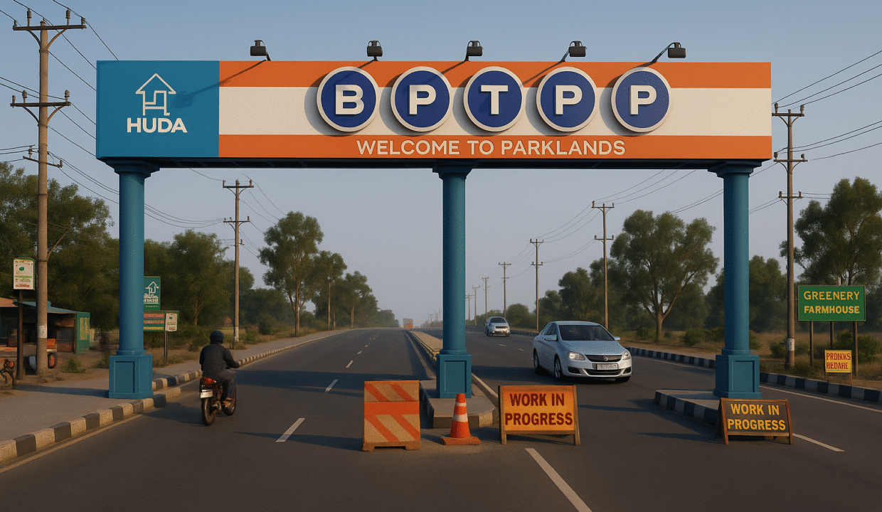 BPTP Parklands Plot Sector-76 Faridabad Map