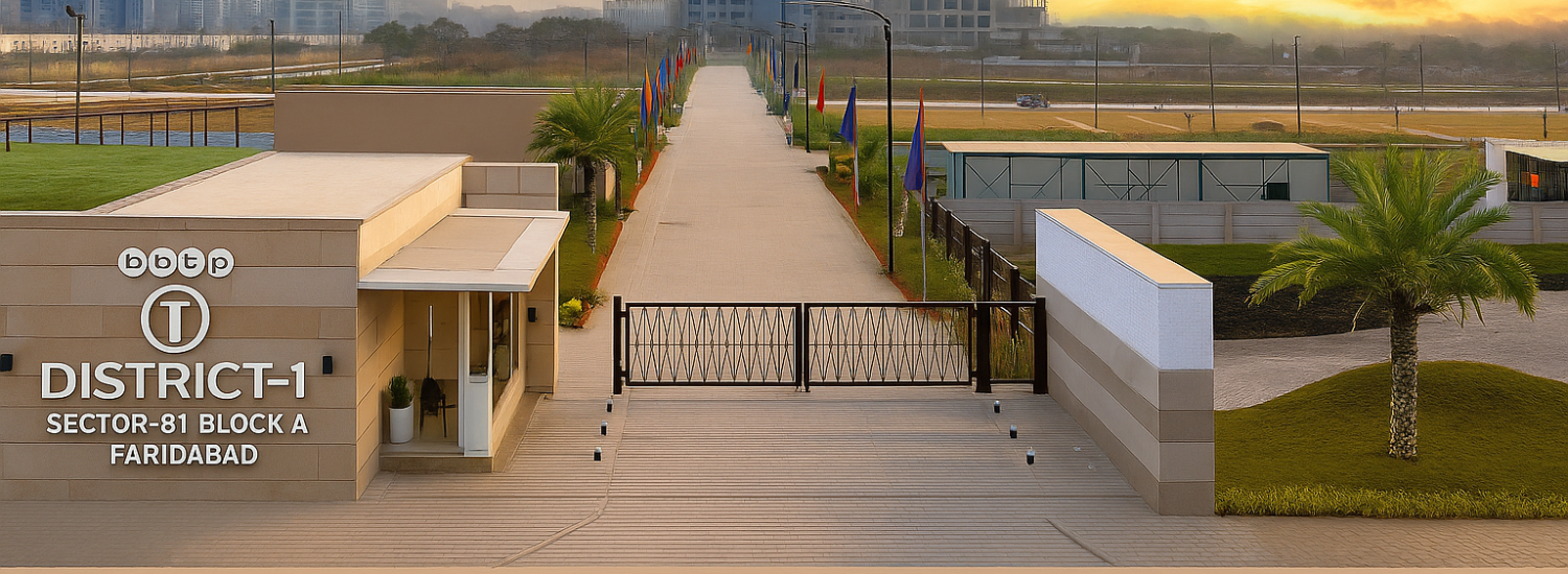 BPTP DISTRICT-1 SECTOR-81 Block-A FARIDABAD MAP